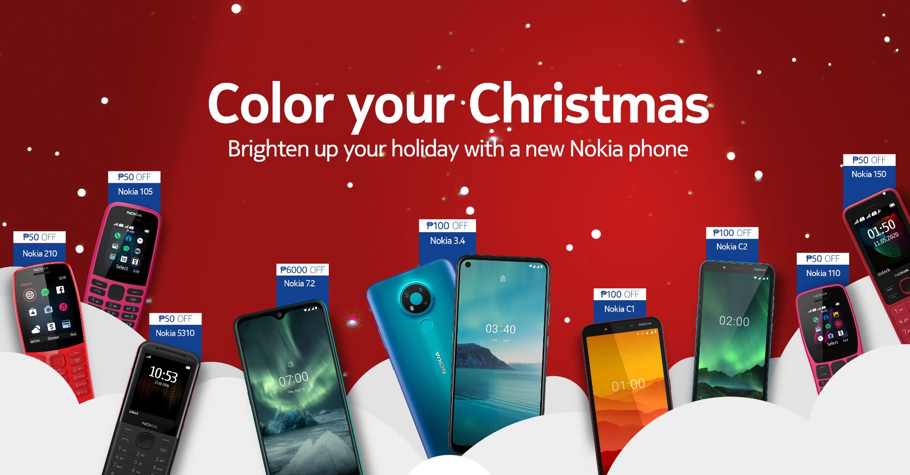 Celebrate your Christmas with exciting promos on Nokia phones for the