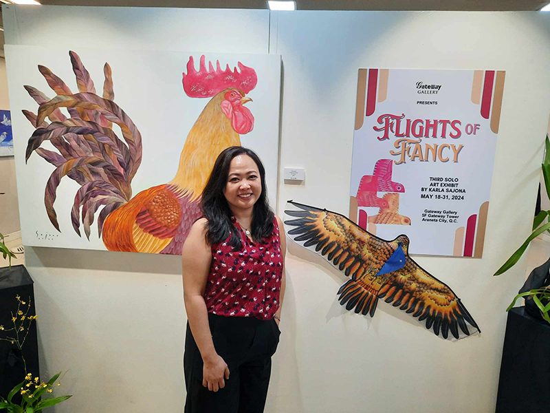 Karla Sajona Presents Flights of Fancy in Gateway Gallery