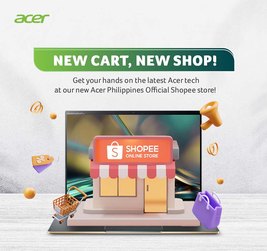 Acer Opens Official Store on Shopee, Offering Exclusive Deals and Wide Product Selection