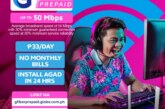 GFiber Prepaid offers unbeatable price-to-speed value  It’s fast, reliable, and it’s fiber for as low as Php 33/day