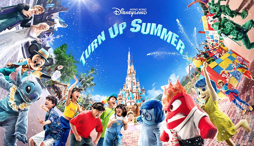 Turn Up Summer Fun with the Coolest Vacation   at Hong Kong Disneyland Resort