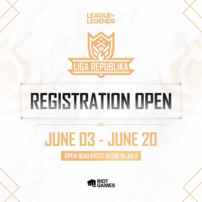 Riot Games Philippines Opens Nationwide Registration for Liga Republika Open Qualifiers Round, Readies PH for Brand New LoL Esports Ecosystem