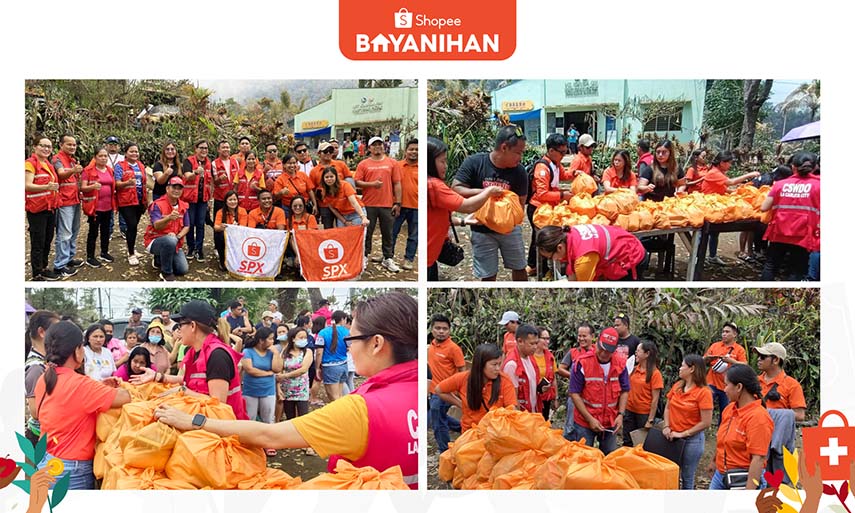 Shopee Bayanihan delivers aid to calamity-stricken communities around Mt. Kanlaon