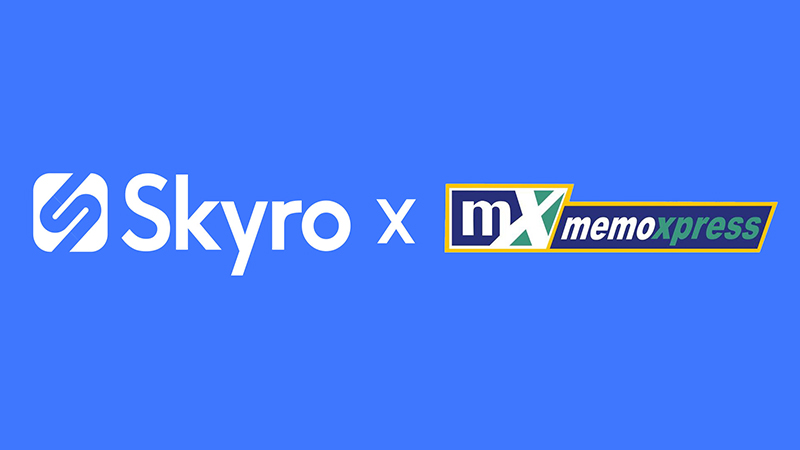 Skyro partners with MemoXpress, officially making Online Product Loan available!